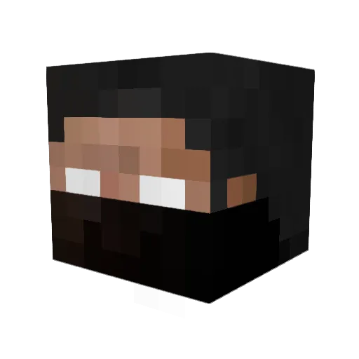 Siwy0907 Minecraft avatar head, 3D render