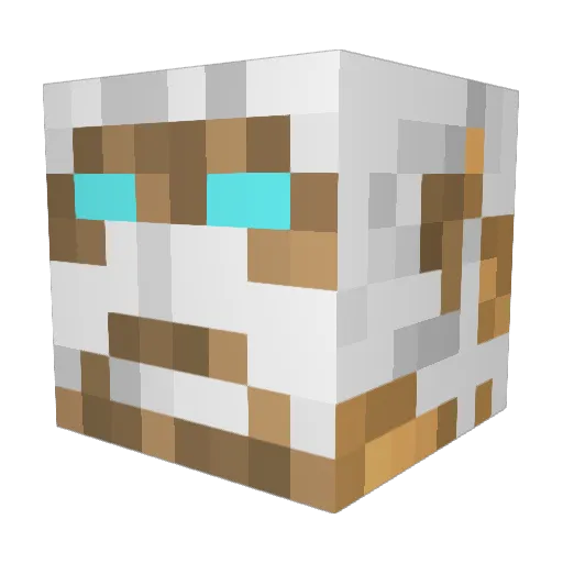 SixDemonBag Minecraft avatar head, 3D render