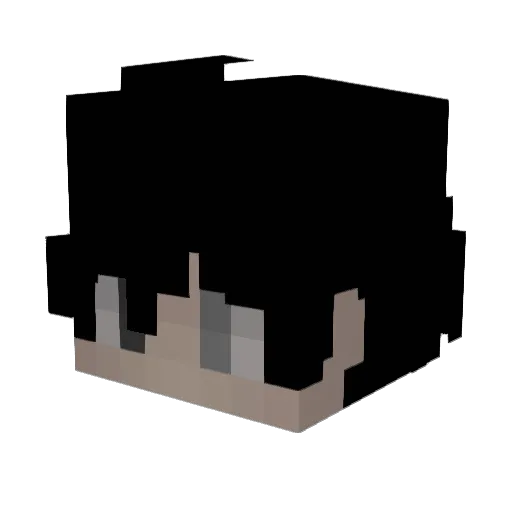 SixFoot4Btw Minecraft avatar head, 3D render
