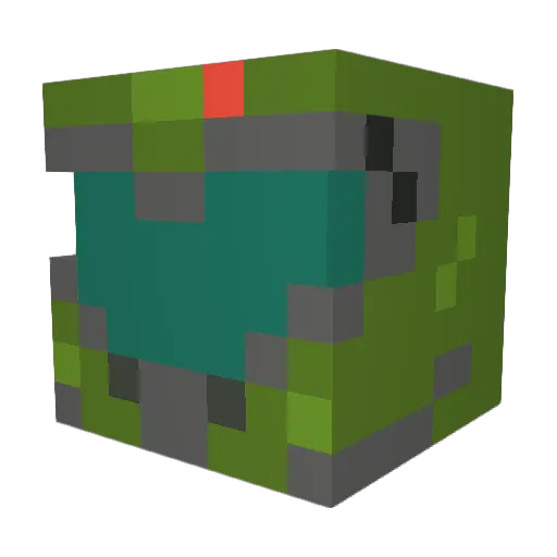 SixLettuce91102 Minecraft avatar head, 3D render