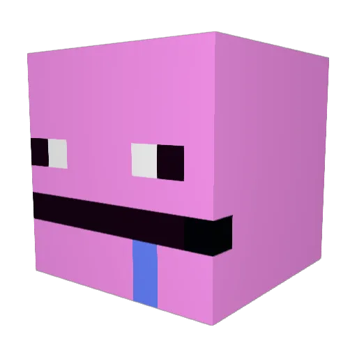 SixMosquito1212 Minecraft avatar head, 3D render