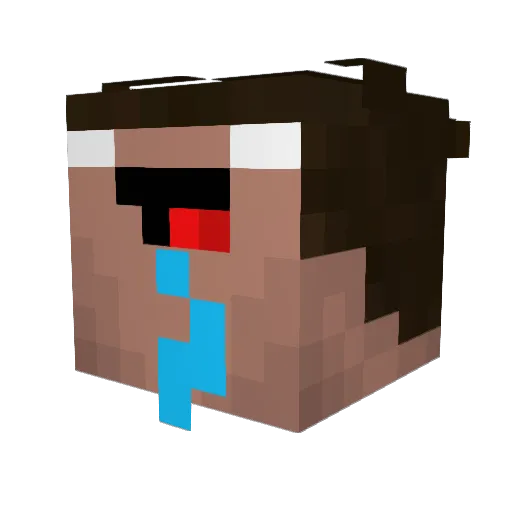 SixSendih Minecraft avatar head, 3D render