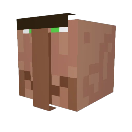 SixSprint Minecraft avatar head, 3D render