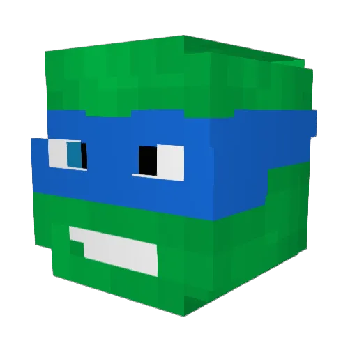 Sixsteem24 Minecraft avatar head, 3D render