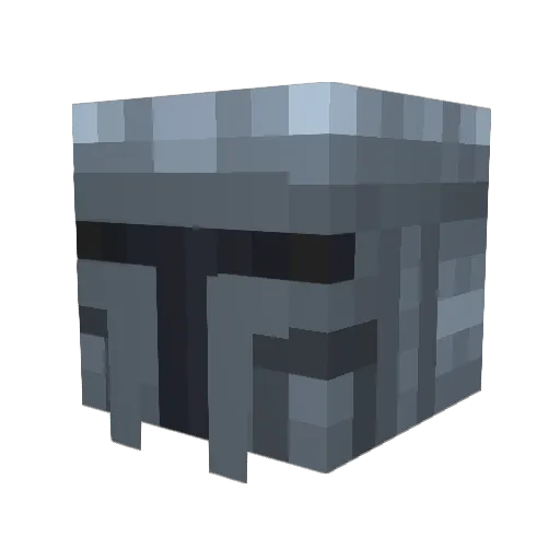 SixtyMiine Minecraft avatar head, 3D render