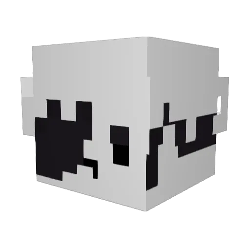 SixzMx Minecraft avatar head, 3D render