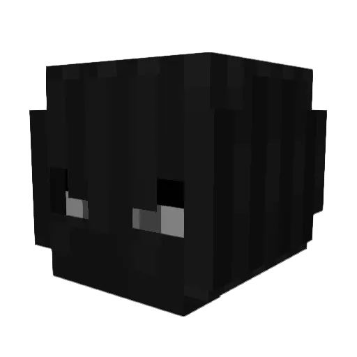 SizeY__ Minecraft avatar head, 3D render