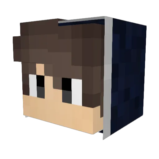 Sizer582 Minecraft avatar head, 3D render