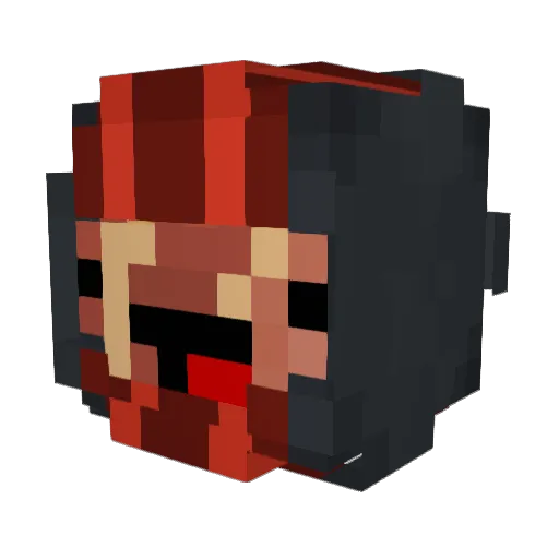 Sizlnbacon12 Minecraft avatar head, 3D render