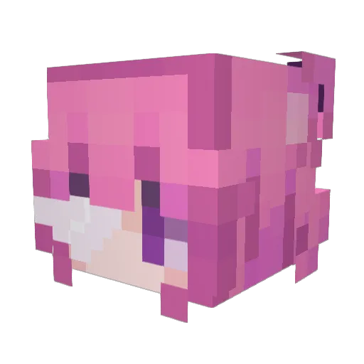 SizzlinPlate Minecraft avatar head, 3D render