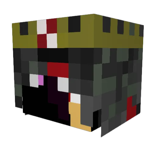 Sjaak__ Minecraft avatar head, 3D render