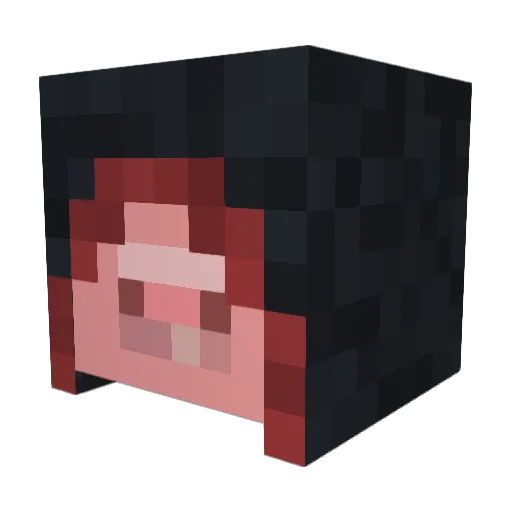 Sjap06 Minecraft avatar head, 3D render