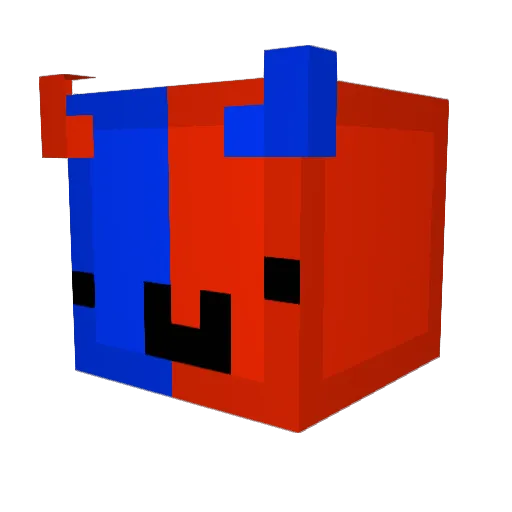 Sjef71MC Minecraft avatar head, 3D render