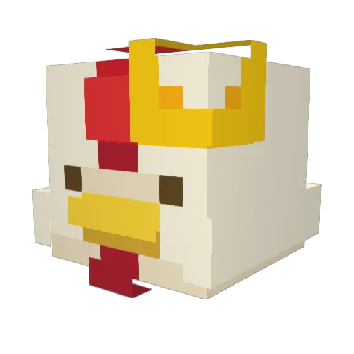 SjefenSelv Minecraft avatar head, 3D render