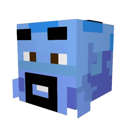 Sjoeks_ Minecraft avatar head, 3D render
