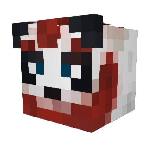 Sjorn7 Minecraft avatar head, 3D render