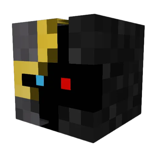 Sjors9999 Minecraft avatar head, 3D render