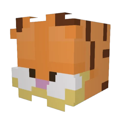 Sjungoth Minecraft avatar head, 3D render