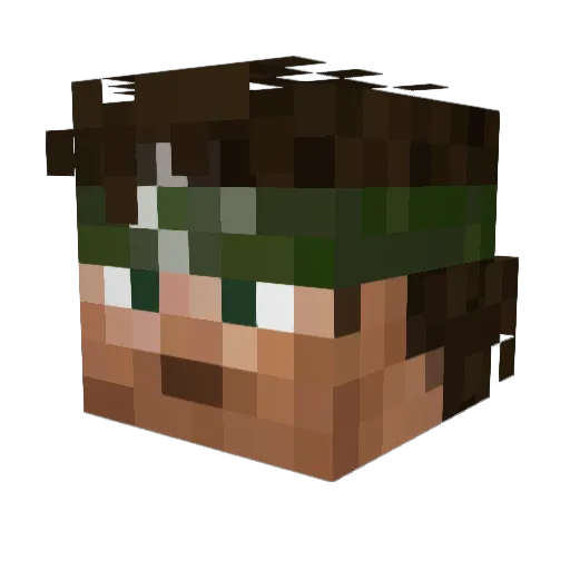 SkYHawK2600 Minecraft avatar head, 3D render