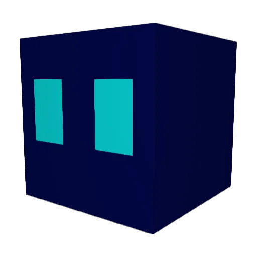 Skablonk Minecraft avatar head, 3D render