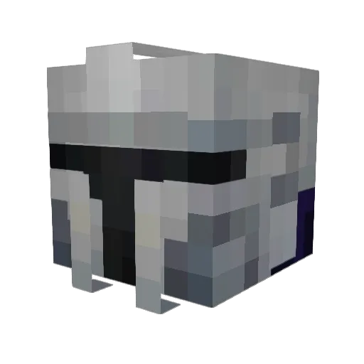 Skadddd Minecraft avatar head, 3D render