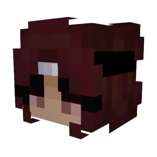 SkadiDelPra Minecraft avatar head, 3D render
