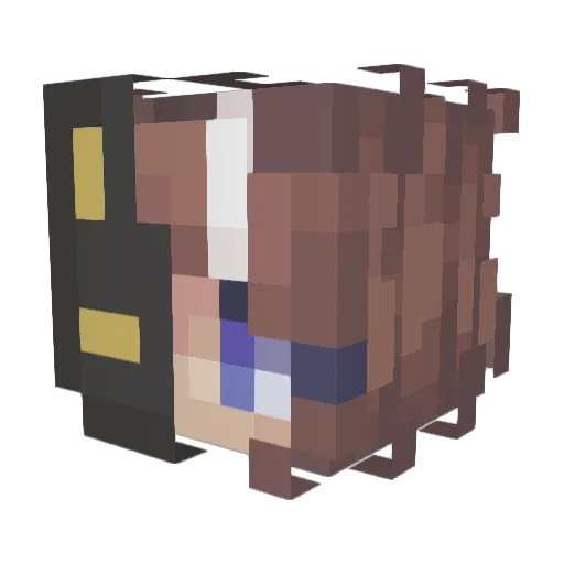 Skadi_23 Minecraft avatar head, 3D render