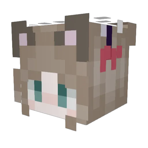 Skadoot_ Minecraft avatar head, 3D render