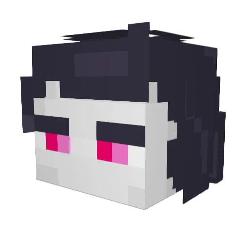 Skagoggles Minecraft avatar head, 3D render