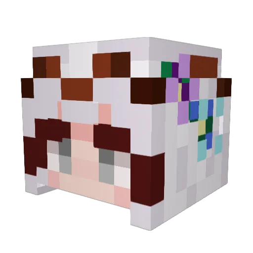 SkaiLunatic Minecraft avatar head, 3D render