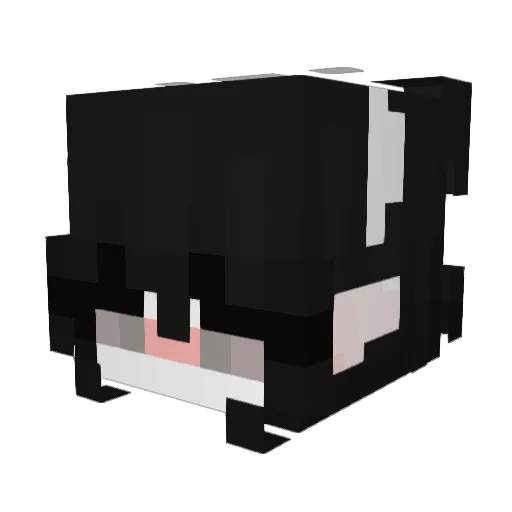 Skaistella Minecraft avatar head, 3D render