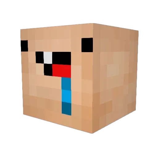 Skaith121 Minecraft avatar head, 3D render