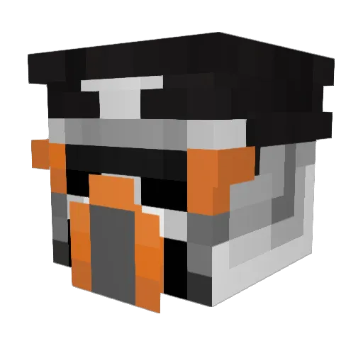 SkalmaaR2 Minecraft avatar head, 3D render