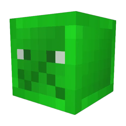 Skalmon Minecraft avatar head, 3D render