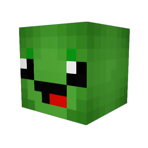 Skalych2 Minecraft avatar head, 3D render