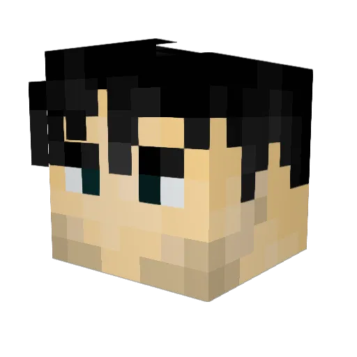 Skarbrand88 Minecraft avatar head, 3D render