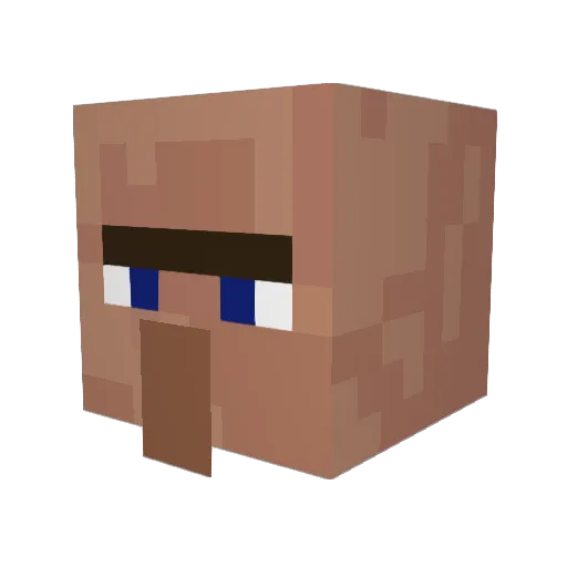Skarlay Minecraft avatar head, 3D render