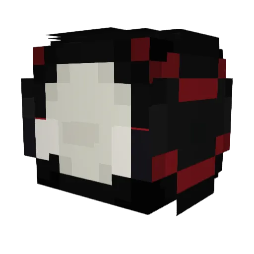 Skarlemaine Minecraft avatar head, 3D render