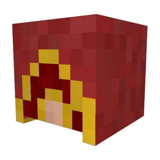 Skarrs Minecraft avatar head, 3D render