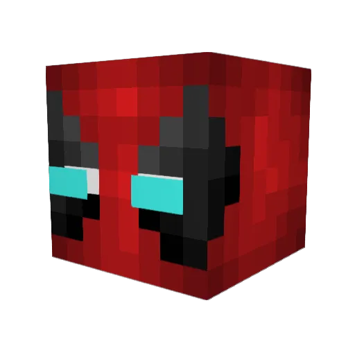 SkateDemon27 Minecraft avatar head, 3D render