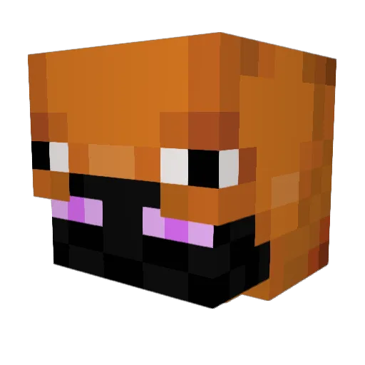 Skaua_ Minecraft avatar head, 3D render