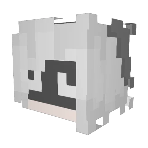 Skee6 Minecraft avatar head, 3D render