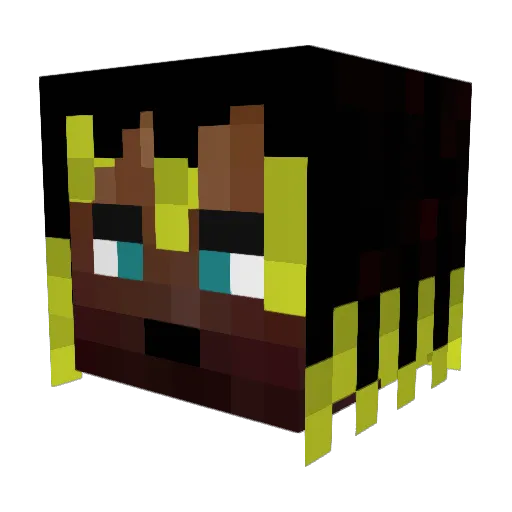 Skeezy87 Minecraft avatar head, 3D render