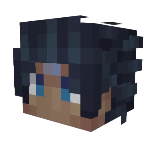 Skehogan Minecraft avatar head, 3D render