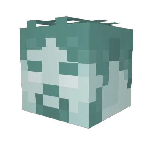 Skeke1 Minecraft avatar head, 3D render