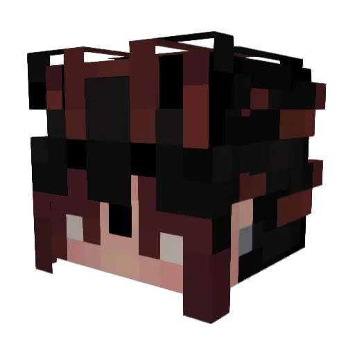 Skele_Fam Minecraft avatar head, 3D render