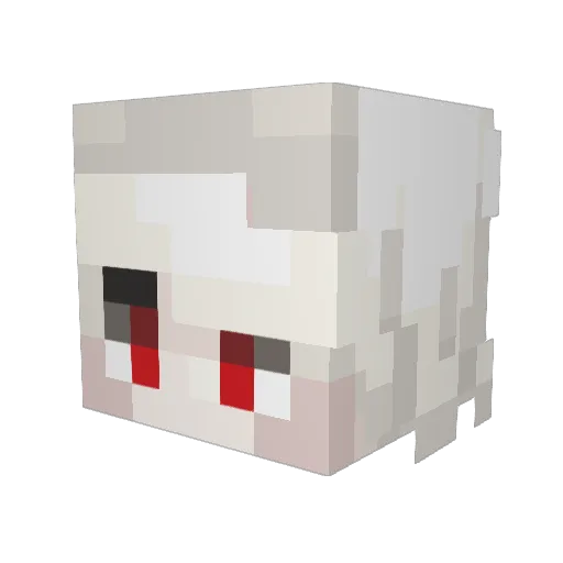 SkeletonJester Minecraft avatar head, 3D render