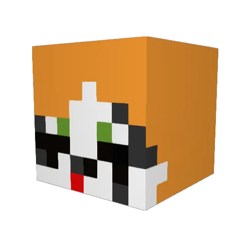 SkeletonKey122 Minecraft avatar head, 3D render