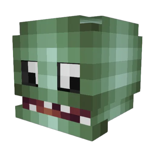 SkeletonT777 Minecraft avatar head, 3D render