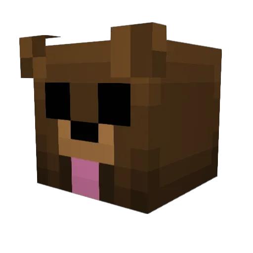 Skeletor707 Minecraft avatar head, 3D render